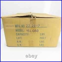 Black Bear YSL-050 1/2 Ton 1000lb Electric Chain Hoist 230/460V 3Ph 26FPM NEW