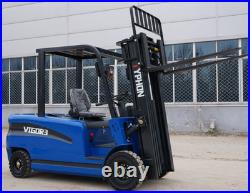 Brand New Electric Forklift 3 Ton Rated Capacity Lifter Truck USA w side shift