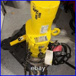 Budgit BEH5016 1/2 Ton Electric Chain Hoist 10' Travel 16FPM 230/460V 3Ph