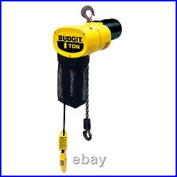 Budgit BEHC Manguard Electric Chain Hoist, 1/2 Ton, 10' Lift, 16 FPM