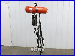 CM Lodestar A Electric Chain Hoist 1/8 Ton 32 FPM Variable Speed 15' Lift New