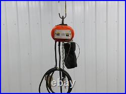 CM Lodestar A Electric Chain Hoist 1/8 Ton 32 FPM Variable Speed 15' Lift New