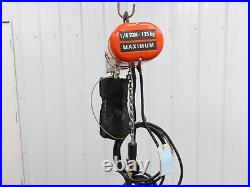 CM Lodestar A Electric Chain Hoist 1/8 Ton 32 FPM Variable Speed 15' Lift New