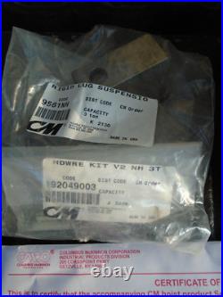CM RT Series 9501NHCF Electric Chain Hoist 3 Ton 30' Lift 1HP 120V Lug Mount New CM RT Series 9501NHCF Electric Chain Hoist 3 Ton 30' Lift 1HP 120V Lug Mount New