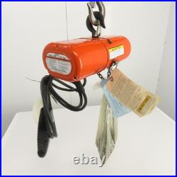 CM Shopstar 1/8 Ton 250LB Electric Chain Hoist 10' Lift 40FPM 460V 3PH