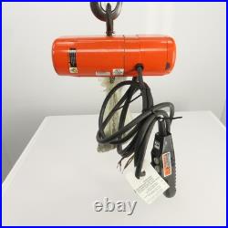 CM Shopstar 1/8 Ton 250LB Electric Chain Hoist 10' Lift 40FPM 460V 3PH
