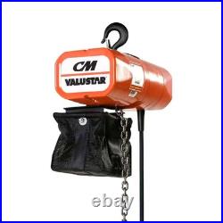 CM Valustar 1/2-Ton 16fpm Electric Hoist/Chain fall Model WF