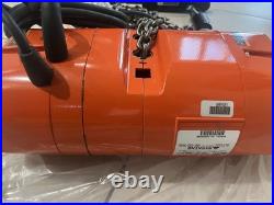 CM Valustar 1/2 Ton 500kg Electric Chain Hoist 15' Lift 16FPM New