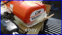 CM WR Series Electric Chain Hoist 2 Ton 20' Lift 1HP 120V Rigid Hook Mount New