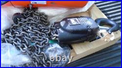 CM WR Series Electric Chain Hoist 2 Ton 20' Lift 1HP 120V Rigid Hook Mount New