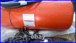 CM WR Series Electric Chain Hoist 2 Ton 20' Lift 1HP 120V Rigid Hook Mount New