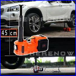 Car Electric Jack Hydraulic Floor 12V DC 5 Ton Tire Inflator Pump Tire Change