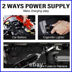 Car Jack 12V 3/5 Ton Electric Hydraulic Floor Lift Jack Tire Inflator Pump Tool