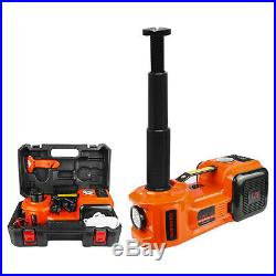 Car Jack 12V DC 5 Ton Electric Hydraulic Jack Floor Lift with Tire Inflator Pump