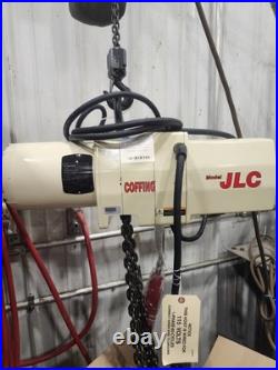 Coffing 08249w Jlc4008-1-20 2-ton 8 Fpm Electric Chain Hoist Hook Mounted New B2