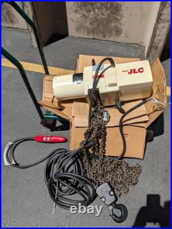Coffing 08249w Jlc4008-1-20 2-ton 8 Fpm Electric Chain Hoist Hook Mounted New B2