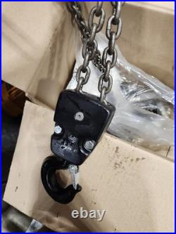 Coffing 08249w Jlc4008-1-20 2-ton 8 Fpm Electric Chain Hoist Hook Mounted New B2