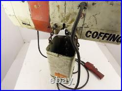 Coffing EC4016.4 2 Ton Electric 2-Speed Chain Hoist 5/16 FPM 13' Lift withTrolley