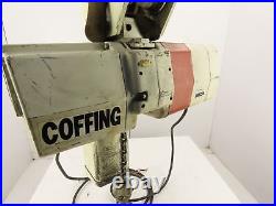 Coffing EC4016.4 2 Ton Electric 2-Speed Chain Hoist 5/16 FPM 13' Lift withTrolley