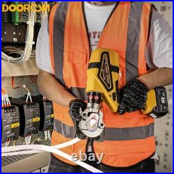 Crimper Tool, 6 Ton Electric Hydraulic Crimper Plier, Rechargeable Crimping Tool