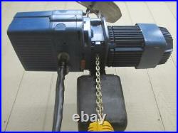 Demag DKUS-2-250-K-V1-F4 Electric Chain Hoist 1/2 Ton 1100 Lbs 3 PH 13' Lift