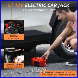 Durable 5 Ton Electric Car Lift & Emergency Tire Pump for Roadside Assistance