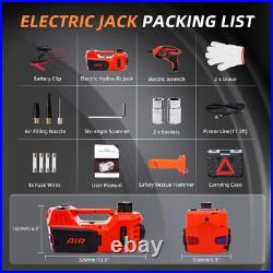 Durable 5 Ton Electric Car Lift & Emergency Tire Pump for Roadside Assistance