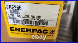 ENERPAC EBE26E 230V 37-Ton Electric Bar Cutter, 26mm/1.02 Dia Cap. NEW IN BOX ENERPAC EBE26E 230V 37-Ton Electric Bar Cutter, 26mm/1.02 Dia Cap. NEW IN BOX