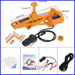 Electric Car Jack 3 Ton DC 12v All-in-one Automatic SUV Lift Scissor Repair Tool