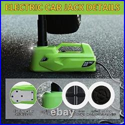 Electric Car Jack 5 Ton 11,000lb 12V Hydraulic Jack Portable Emergency Car Lift