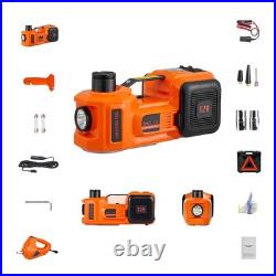 Electric Car Jack 5 Ton 12V Hydraulic Floor Jack Kit withElectric Impact Wrench