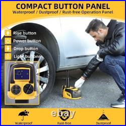 Electric Car Jack 5 Ton 18V Hydraulic, Cordless, Remote Control