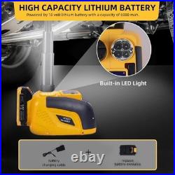 Electric Car Jack 5 Ton 18V Hydraulic, Cordless, Remote Control