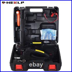 Electric Car Jack Lift 5 Ton DC 12 V Hydraulic Floor Jack with Impact Wrench Kit