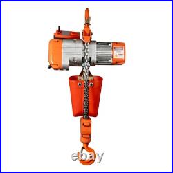 Electric Chain Hoist 1 Speed G80 Chain 1 ton 2200 lb 110V for Overhead Crane Electric Chain Hoist 1 Speed G80 Chain 1 ton 2200 lb 110V for Overhead Crane