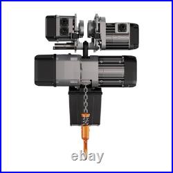 Electric Chain Hoist 20ft 1 ton withPower Trolley Variable Speed 220240V 5060HZ