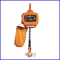 Electric Chain Hoist 20ft. G100 Chain H3 2 ton 4400 lb 1 Speed 208240/440480V