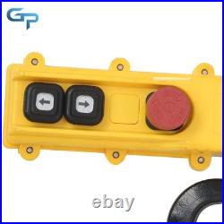 Electric Chain Hoist Single Phase Crane Hoist 2200lbs Load 10ft Lifting 110V