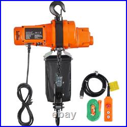 Electric Chain Hoist Single Phase Lifting Crane 1ton / 2200lbs Load 10 ft Lift
