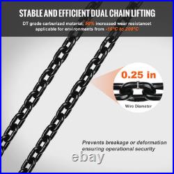 Electric Chain Hoist Single Phase Lifting Crane 1ton / 2200lbs Load 10 ft Lift