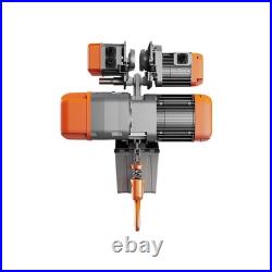 Electric Chain Hoist with Power Trolley 2 ton 1 Speed 208240V 3ø 60HZ 16ft G100