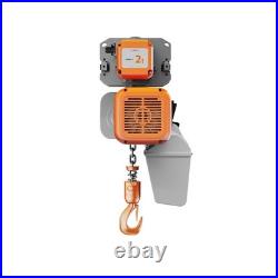 Electric Chain Hoist with Power Trolley 2 ton 1 Speed 208240V 3ø 60HZ 16ft G100