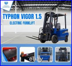 Electric Forklift 1.5 Ton Rated Capacity Lifter Truck w side shift Brand New USA