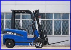 Electric Forklift 1.5 Ton Rated Capacity Lifter Truck w side shift Brand New USA