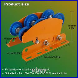 Electric Hoist Manual Trolley Heavy Duty 1Ton 2205LBS Capacity for PA600 to PA10