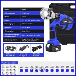 Electric Hydraulic Cable Lug Crimping Pliers 6 Ton Electric Hydraulic Crimper