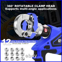 Electric Hydraulic Cable Lug Crimping Pliers 6 Ton Electric Hydraulic Crimper