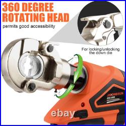 Electric Hydraulic Crimping Tool 12 Ton Battery Cable Crimper