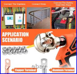 Electric Hydraulic Crimping Tool 12 Ton Battery Cable Crimper