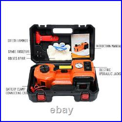 Electric Hydraulic Floor Jack Car Jack Lift 5 Ton 12V DC Electric Impact Wrench